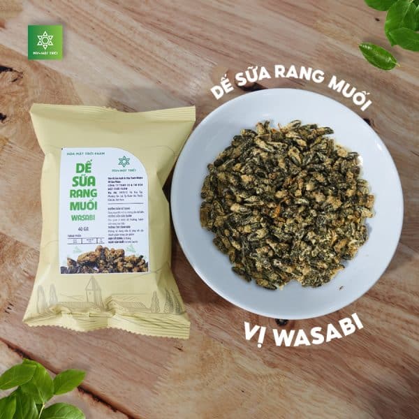 Dế sữa rang muối wasabi