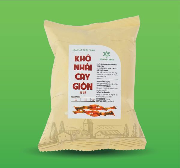 Khô nhái cay giòn-