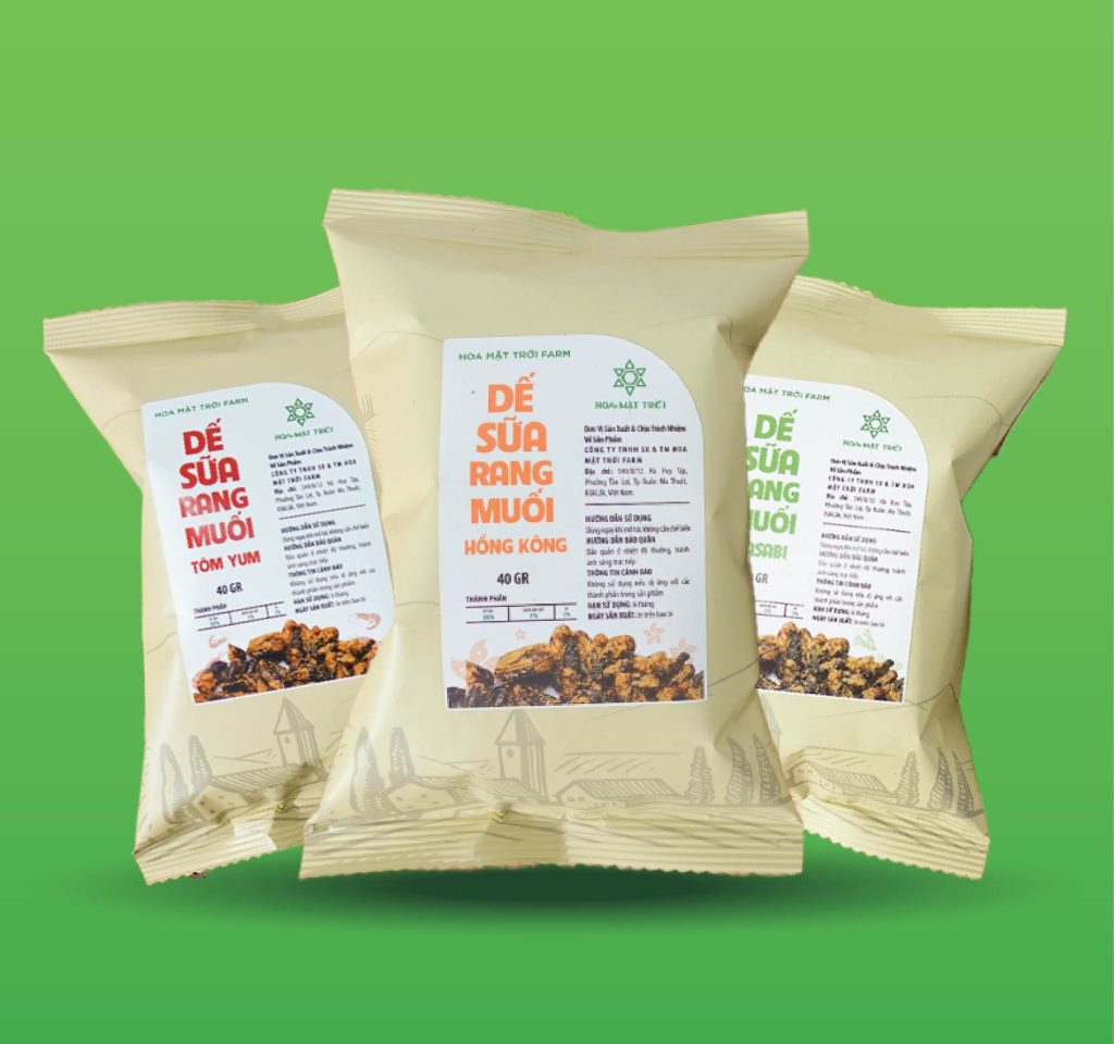 dế sữa rang muối 3 vị