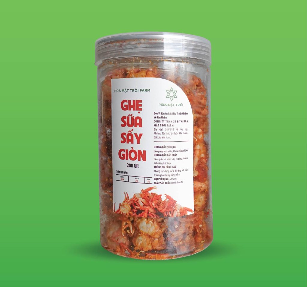 Ghẹ sữa cay giòn
