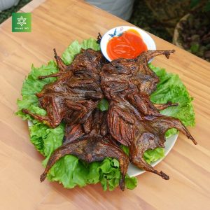 Chim cút vườn sấy cay